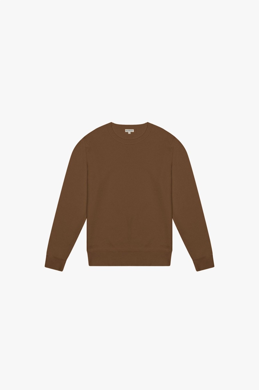 Men Knickerbocker Knitwear + Sweaters | Crew Sweatshirt Brown