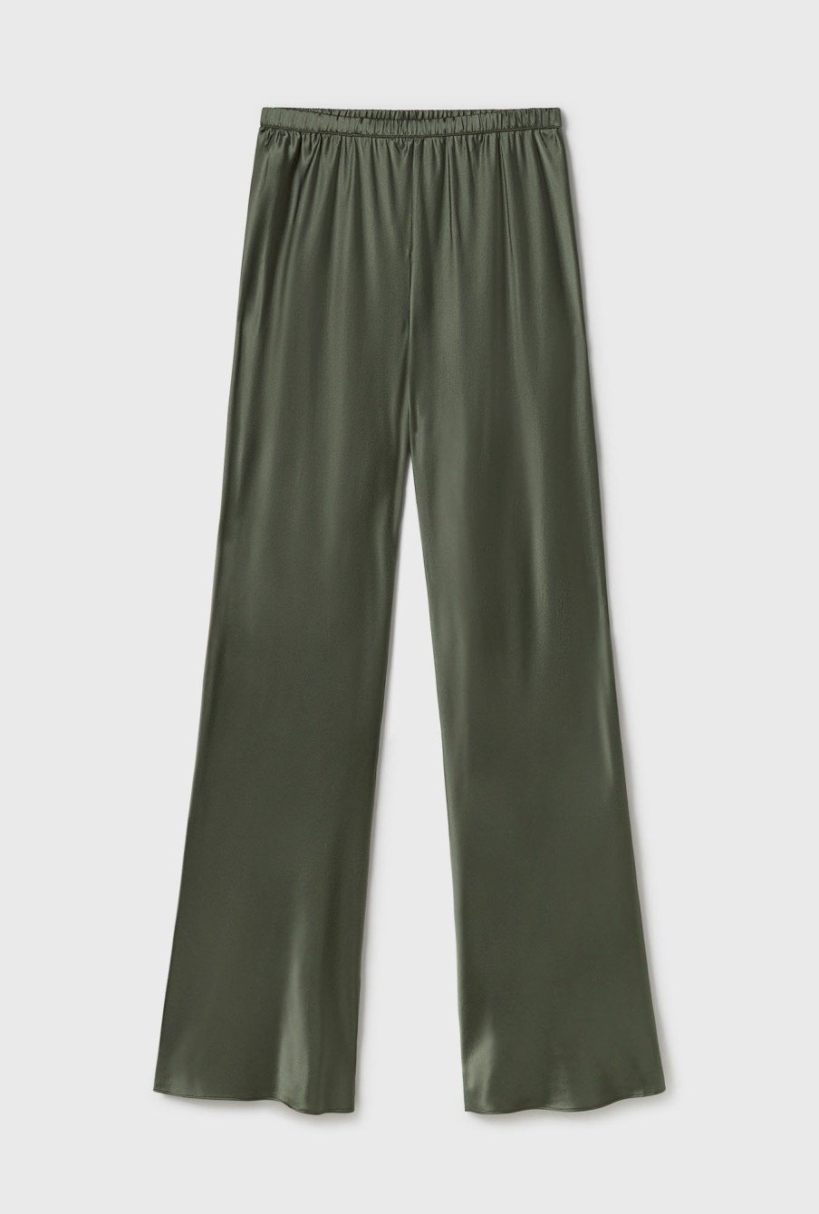 Women Silk Laundry Pants | Bias Cut Pants Thyme