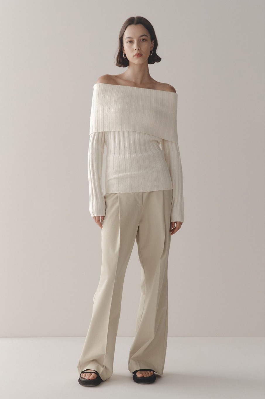 Women Marle Tops | Yin Jumper Ivory