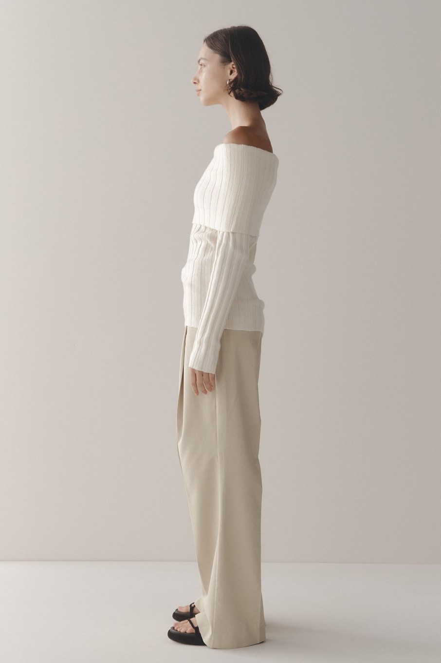 Women Marle Tops | Yin Jumper Ivory