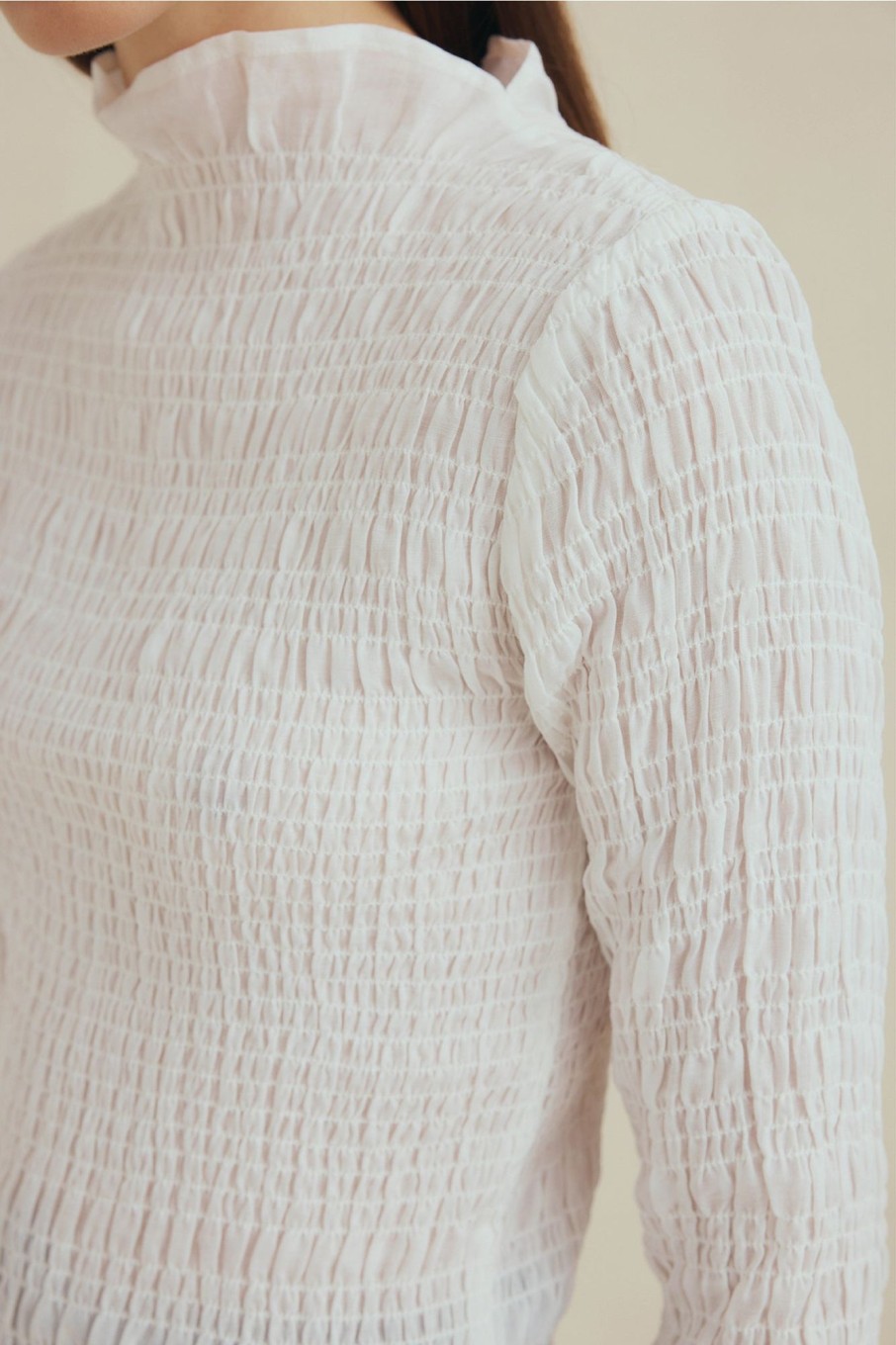 Women Marle Tops | Zeta Top Ivory