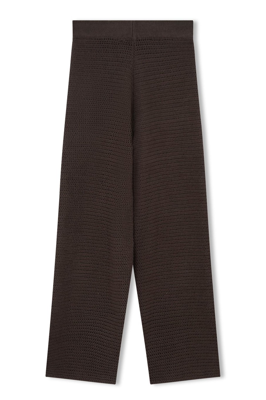 Women Zulu & Zephyr Pants | Charcoal Cotton Crochet Pant