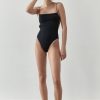 Women Ziah Swim | Fine Strap One Piece Black