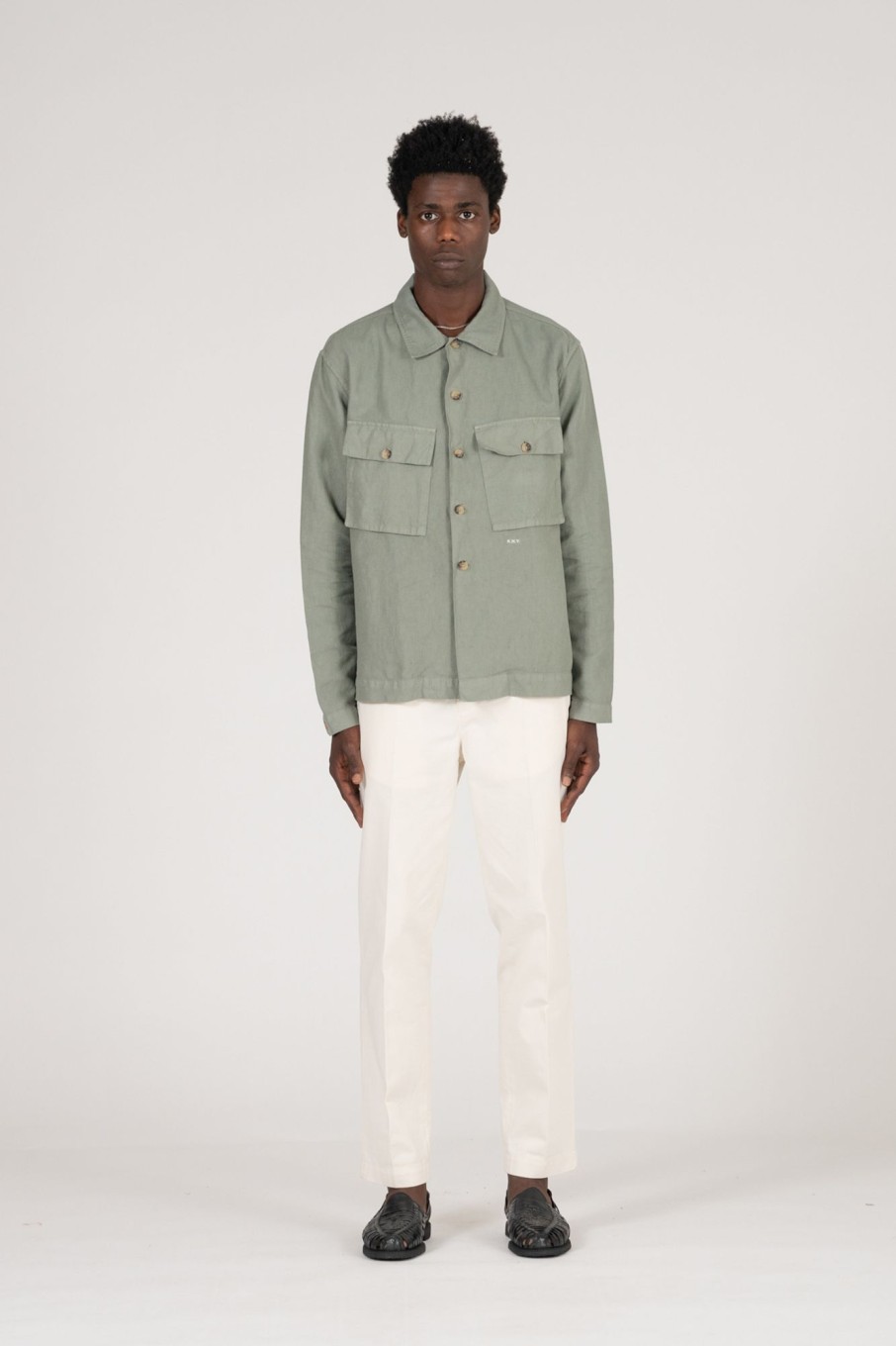 Men Knickerbocker Tops | Pines Shirt Green