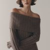 Women Marle Knitwear + Sweaters | Yin Jumper Brownstone