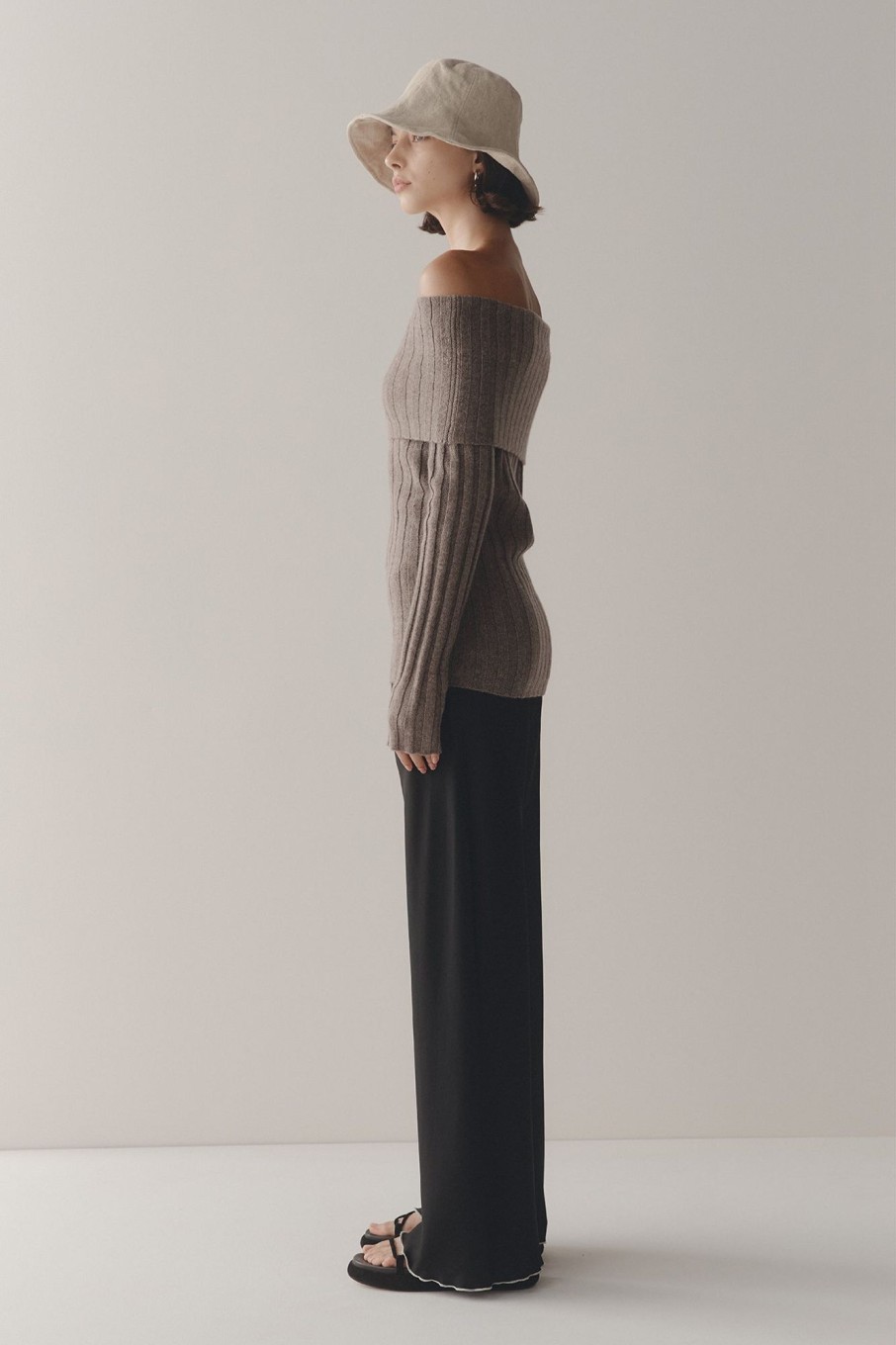 Women Marle Knitwear + Sweaters | Yin Jumper Brownstone