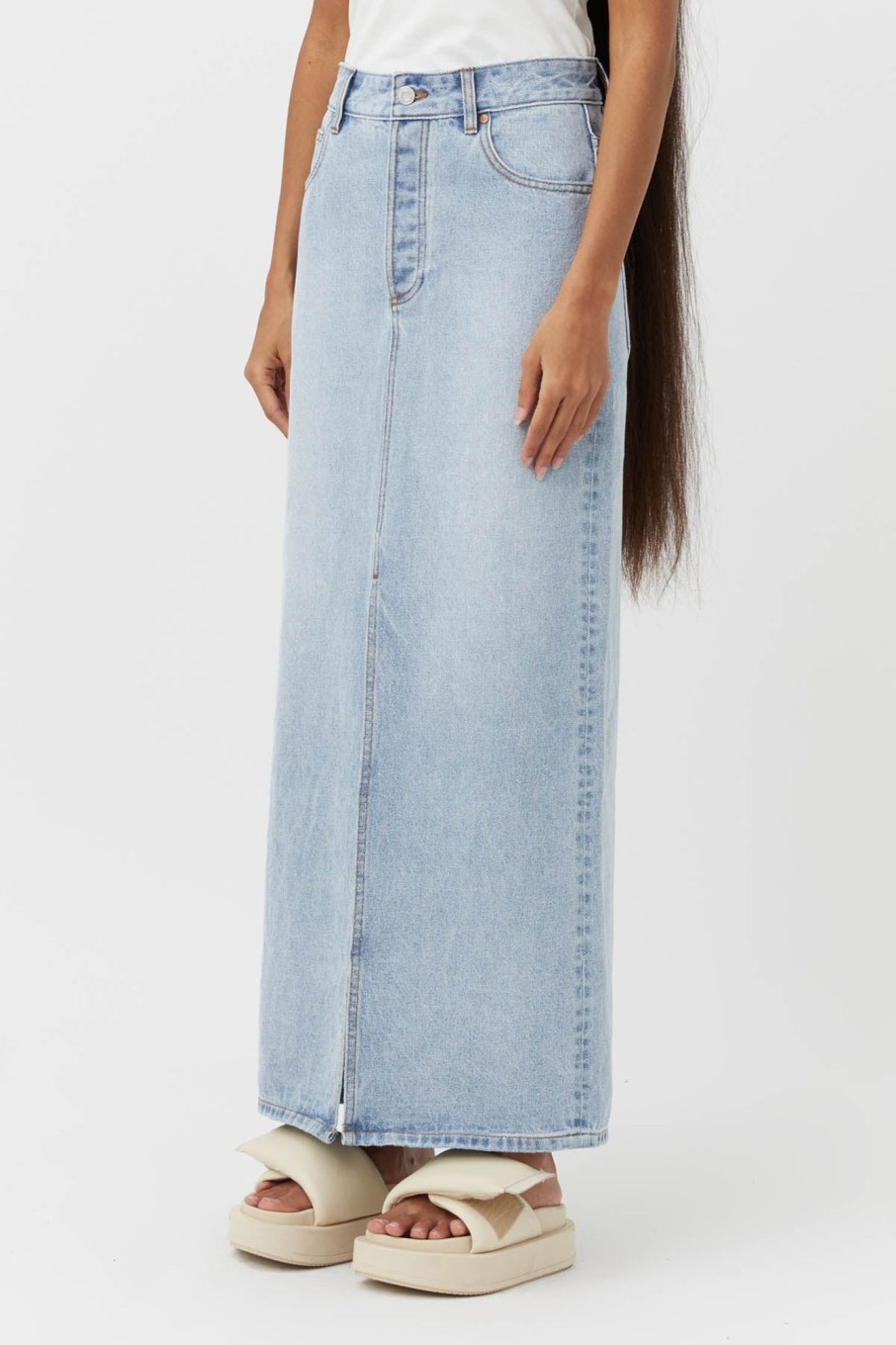 Women CAMILLA & MARC Denim | Phoebe Maxi Skirt