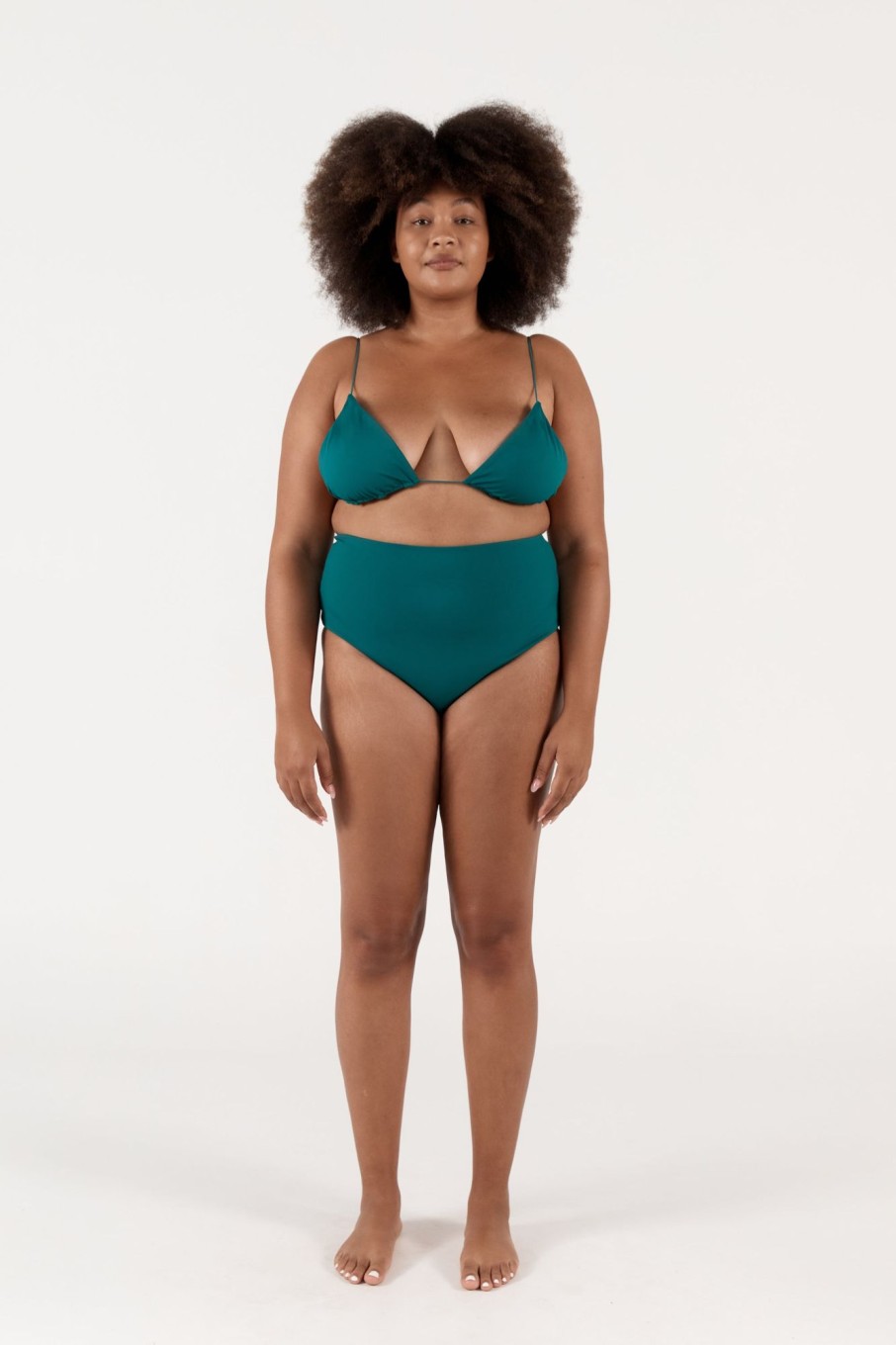 Women Ziah Swim | High Waisted Bottom Aventurine