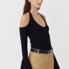 Women CAMILLA & MARC Tops | Redwood Cold Shoulder Knit Top