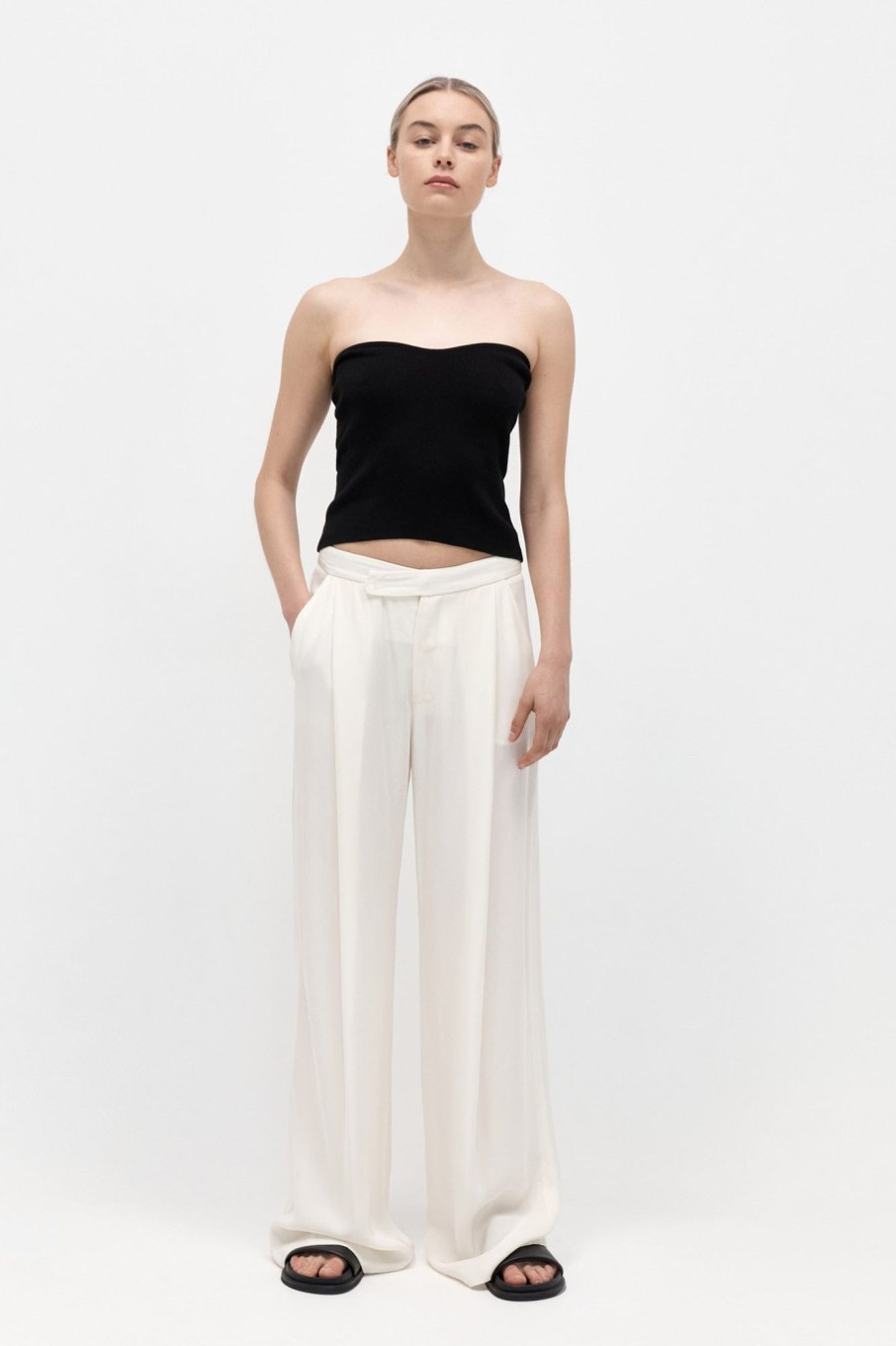 Women St. Agni Pants | Overlap Waist Trousers