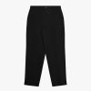 Men Knickerbocker Pants | Twill Flat Front Pant Black