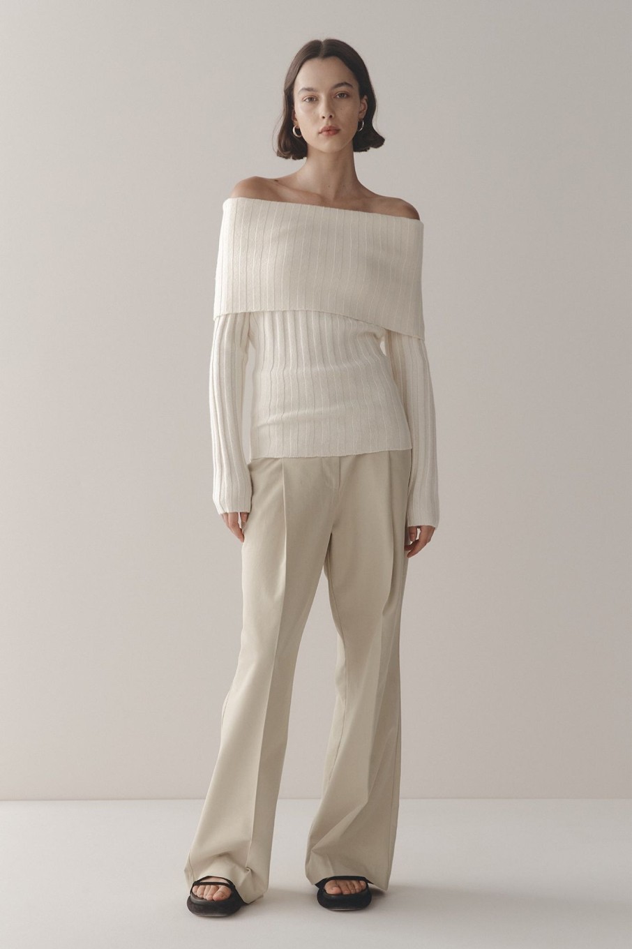 Women Marle Knitwear + Sweaters | Yin Jumper Ivory