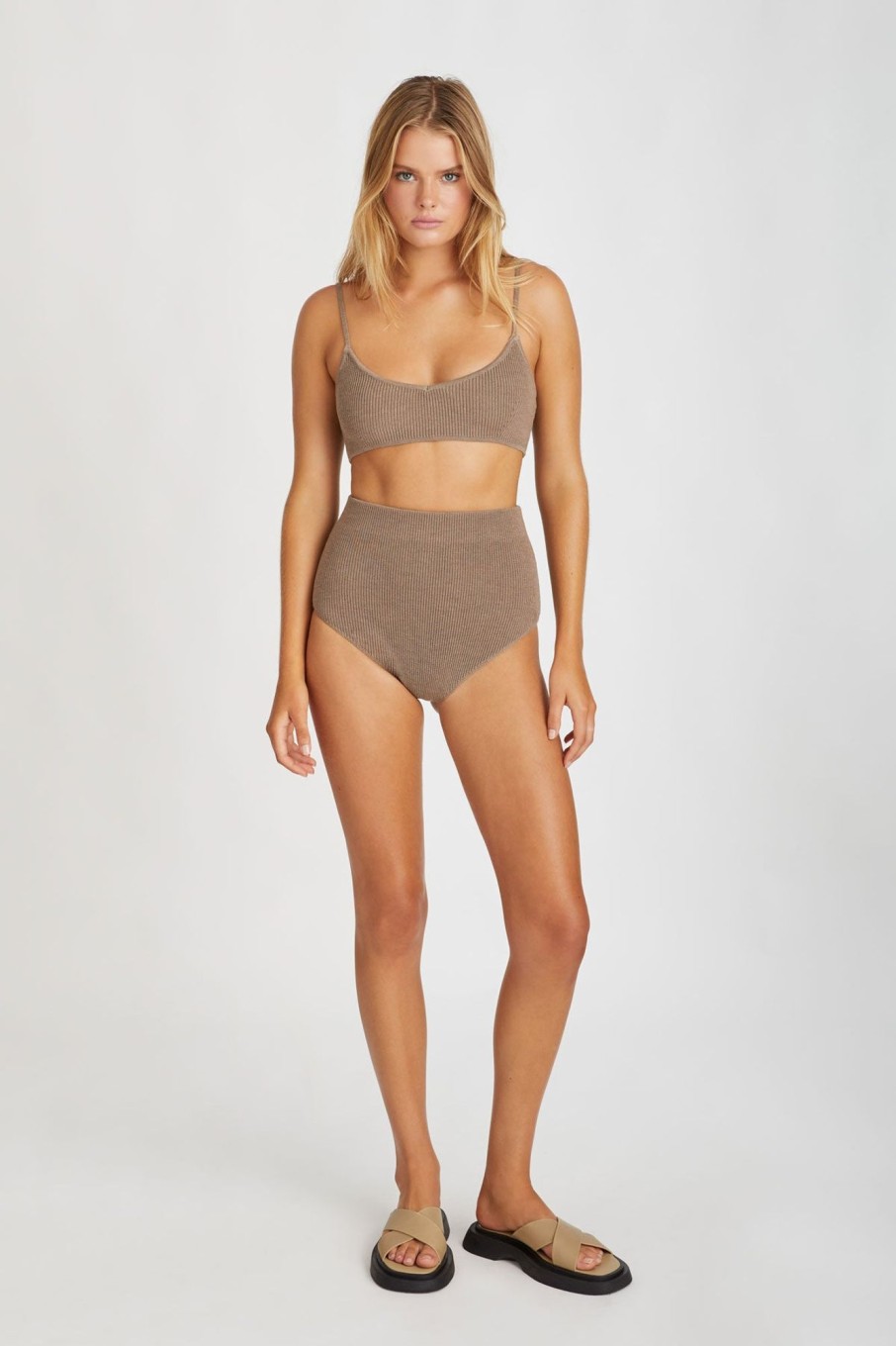 Women Zulu & Zephyr Knitwear + Sweaters | Cocoa Knitted Brief