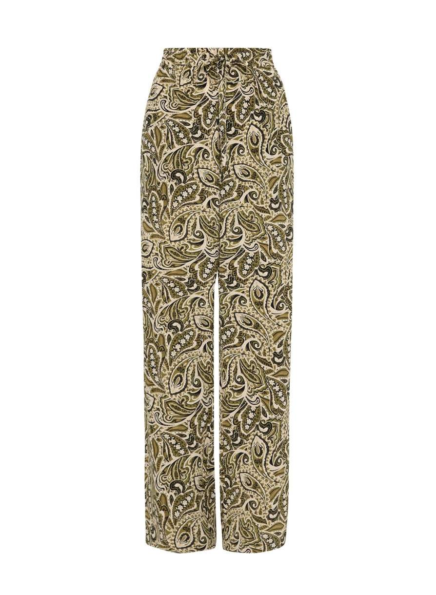 Women MATTEAU Pants | Drawstring Trouser Paisley