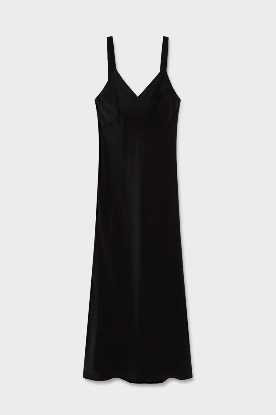 Women Silk Laundry Dresses | Deco Ruched Dress Black