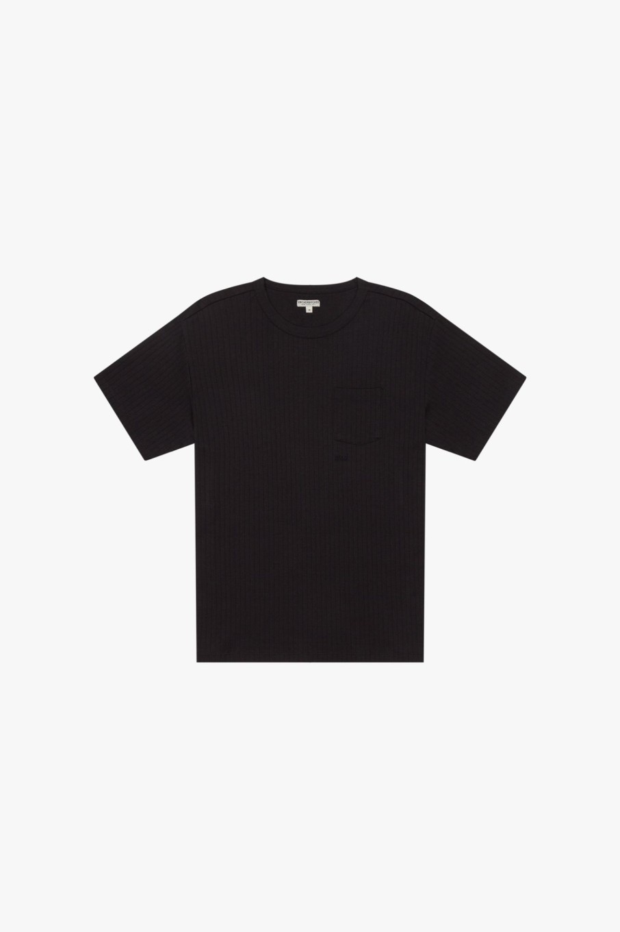 Men Knickerbocker Tops | Ladder Rib Tee Black