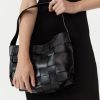 Women St. Agni Bags | Woven Mini Tote - Black