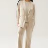 Women Silk Laundry Tops | Relaxed Blazer Hazelnut