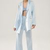 Women Silk Laundry Jackets + Blazers | Relaxed Blazer Sky