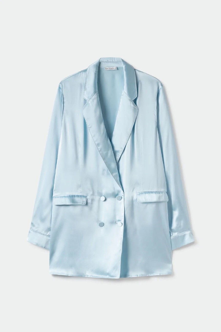 Women Silk Laundry Jackets + Blazers | Relaxed Blazer Sky