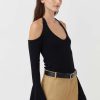 Women CAMILLA & MARC Knitwear + Sweaters | Redwood Cold Shoulder Knit Top