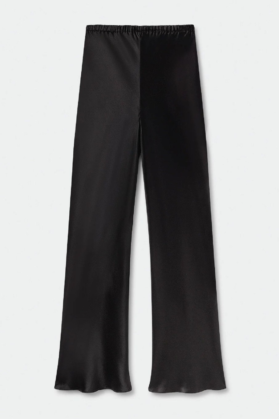 Women Silk Laundry Pants | Bias Cut Pants Black