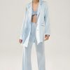 Women Silk Laundry Sets | Relaxed Blazer Sky