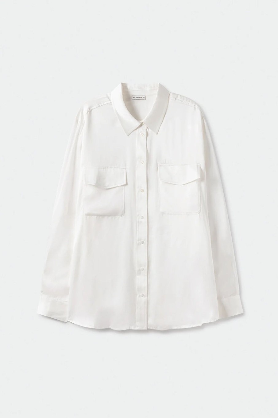 Women Silk Laundry Sets | Boyfriend Shirt White