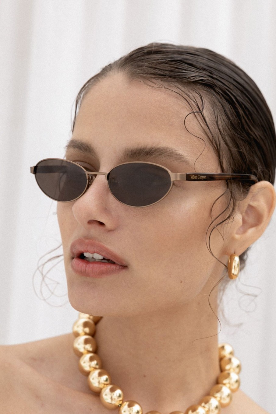 Women Velvet Canyon Sunglasses | Musettes — Havana