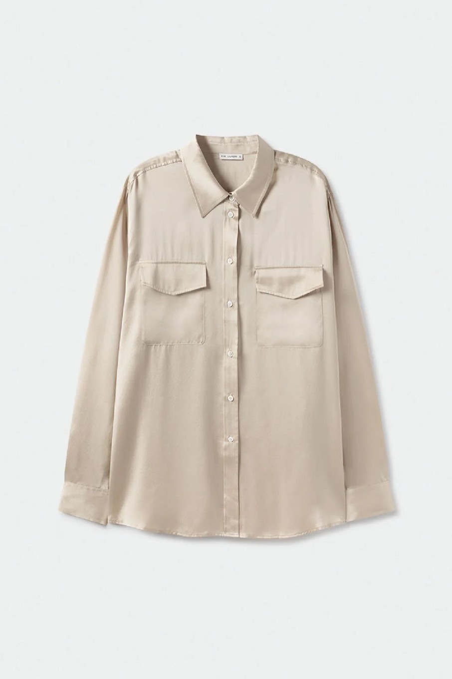 Women Silk Laundry Sets | Boyfriend Shirt Hazelnut