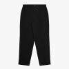 Men Knickerbocker Bottoms | Twill Flat Front Pant Black