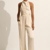 Women MATTEAU Pants | Relaxed Satin Pant Ivory