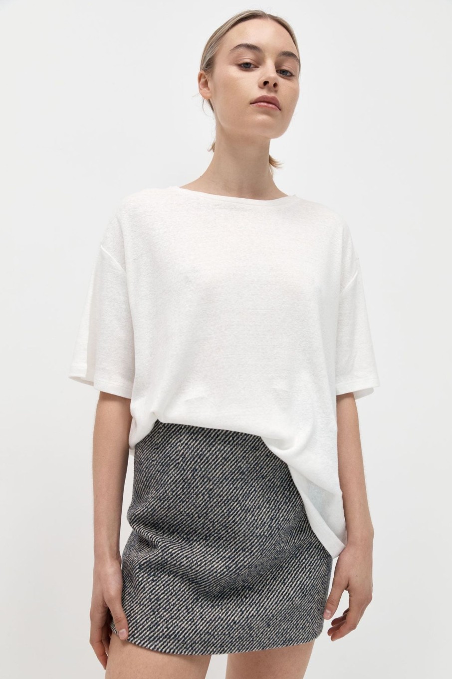 Women St. Agni Knitwear + Sweaters | Twill Mini Skirt