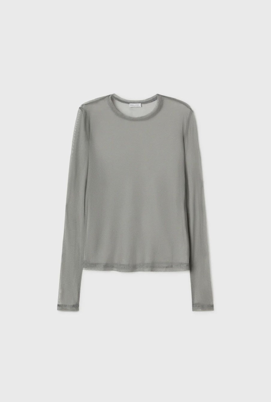 Women Silk Laundry Tops | Mesh Long Sleeve Top Moon