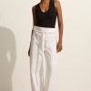 Women MATTEAU Pants | Fisherman Drawcord Pant White